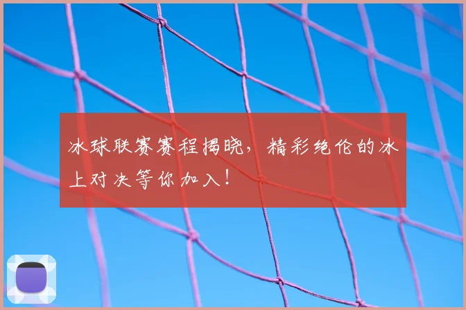 冰球联赛赛程揭晓,精彩绝伦的冰上对决等你加入!